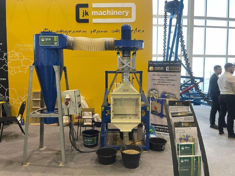 JK MACHINERY modular grain cleaners can be tested at AgriTek 