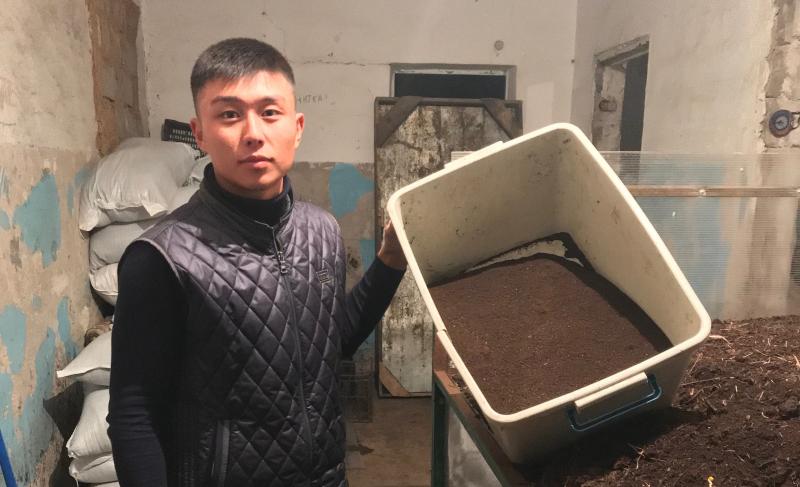 How a student built a business for the production of organic fertilizer