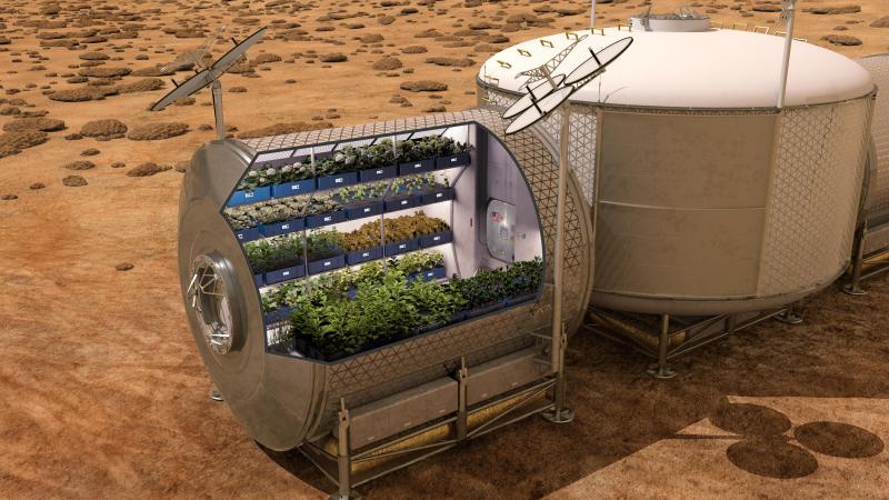 The space agency will take up agriculture on Mars