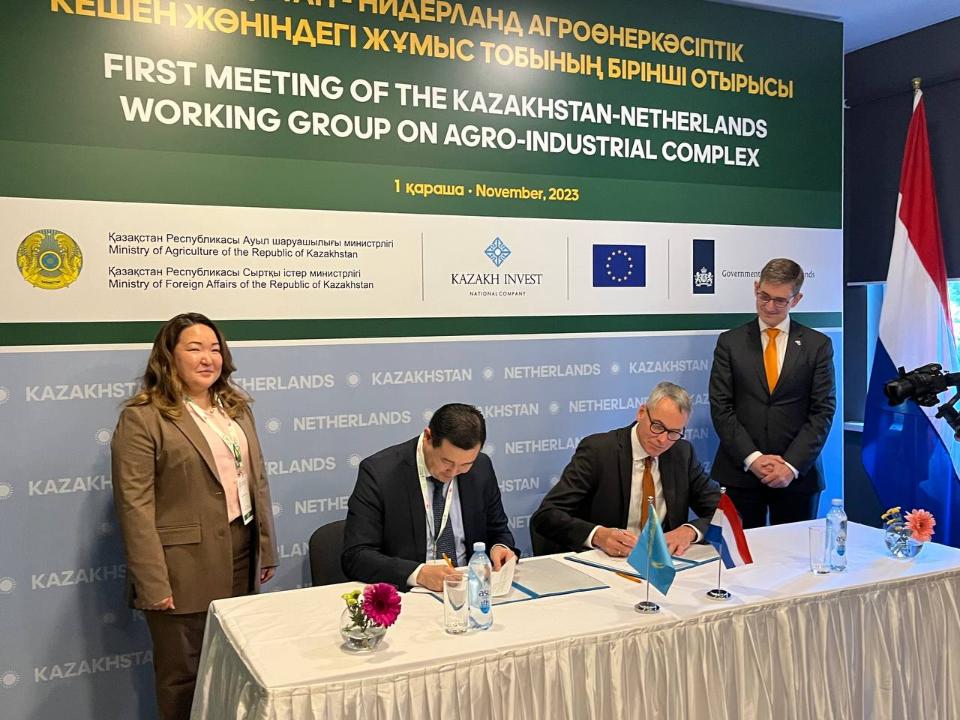 The Netherlands and Kazakhstan have established an agricultural committee