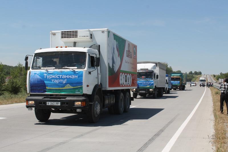 447 тонн сельхозпродукции отправили туркестанцы на ярмарку в Нур-Султан