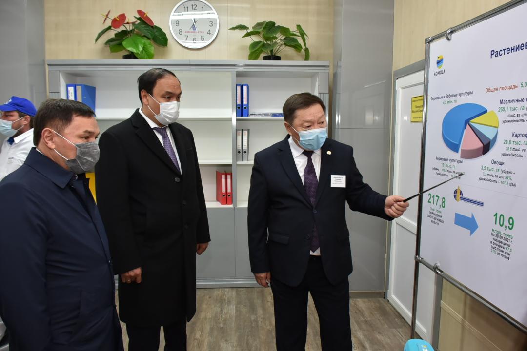 Глава минсельхоза встретился с фермерами Акмолинской области 