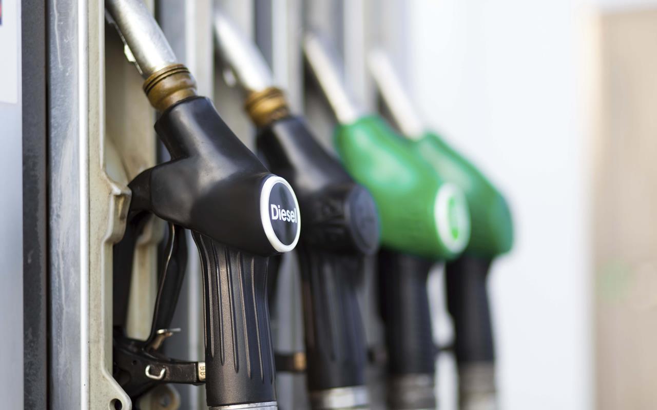 Diesel fuel prices have risen back again