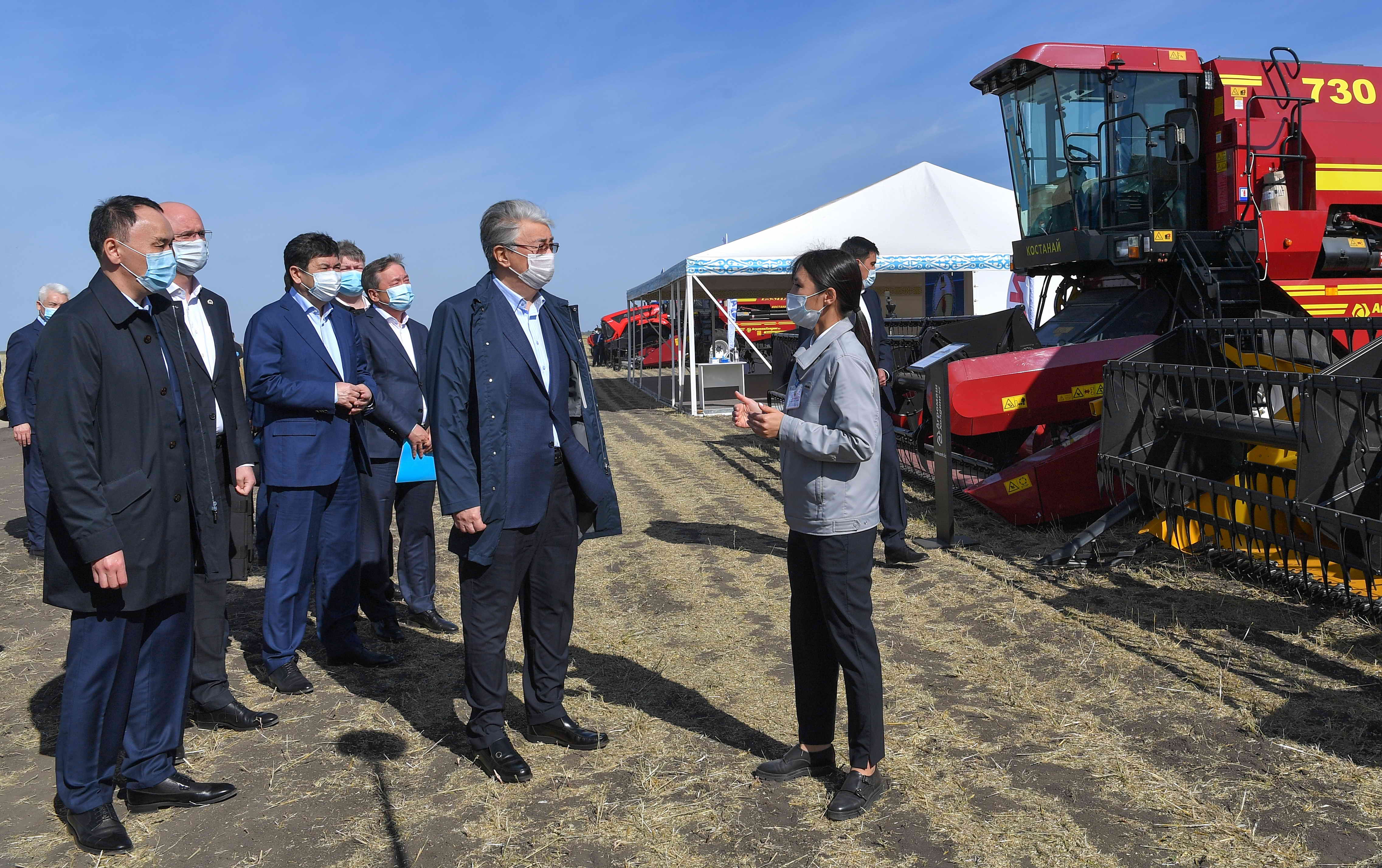 Президент Казахстана Касым-Жомарт Токаев встретился с главами фермерских хозяйств Костанайской области
