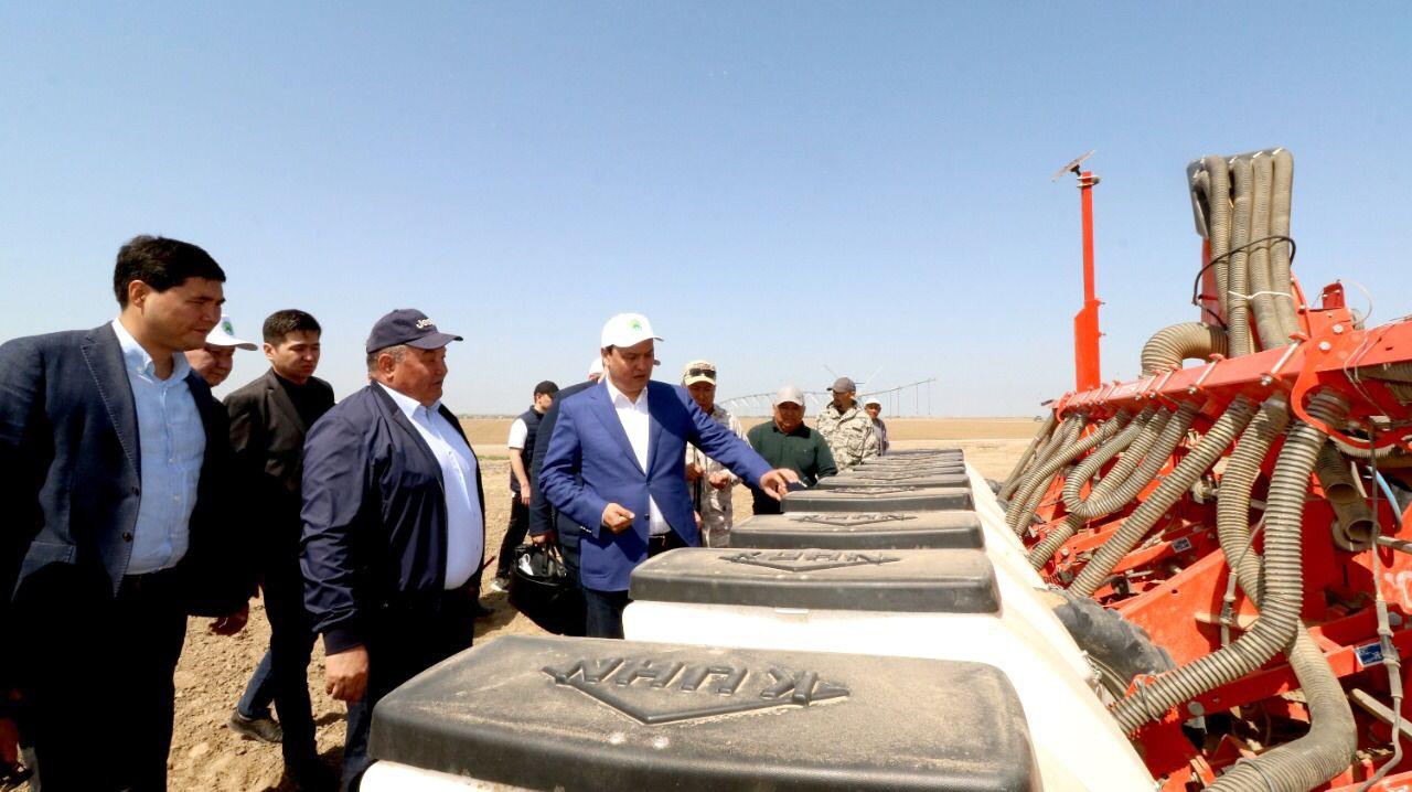 На 80% завершен сев в Жамбылской области