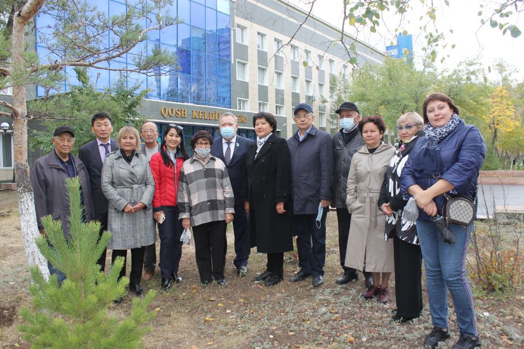 Аллея профессоров появилась на территории КАТУ им.С.Сейфуллина